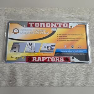 FANMATS NBA Officially Licensed Toronto Raptors License Plate Frame